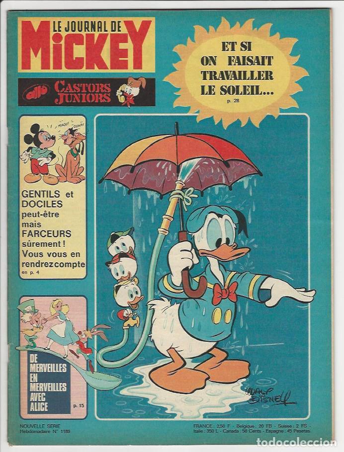 C&oacute;mics: Edi monde. Le journal de Mickey. 1189. - Foto 1