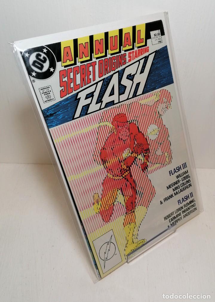 C&oacute;mics: Comic: &rdquo;Annual secret origins starring flash&rdquo; dc comics - Foto 1