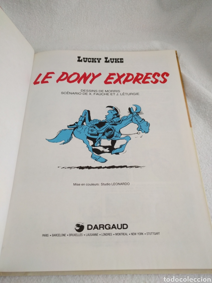 C&oacute;mics: Le Pony Express. Lucky Luke. Dargaud - Foto 4