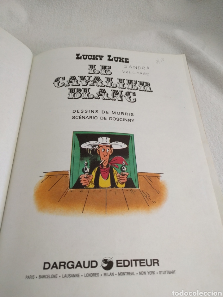 C&oacute;mics: Le CAVALIER Blanc. Lucky Luke. Dargaud - Foto 3