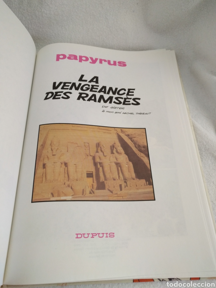 C&oacute;mics: La Vengeance Des Rams&eacute;s. Papyrus. Dupuis - Foto 3