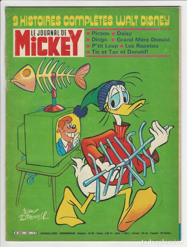 C&oacute;mics: Edi monde. Le journal de Mickey. 1481. - Foto 1