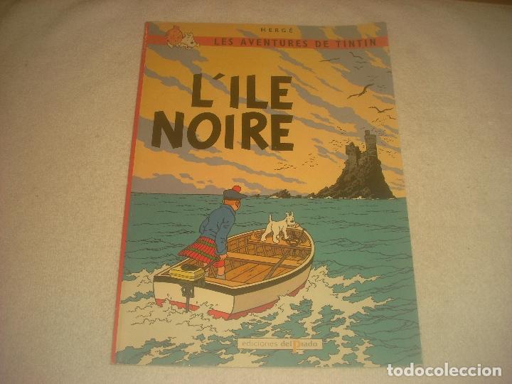 TINTIN L' ILE NOIRE . EN FRANCES, TAPA BLANDA. (Tebeos y Comics - Comics Lengua Extranjera - Comics Europeos)