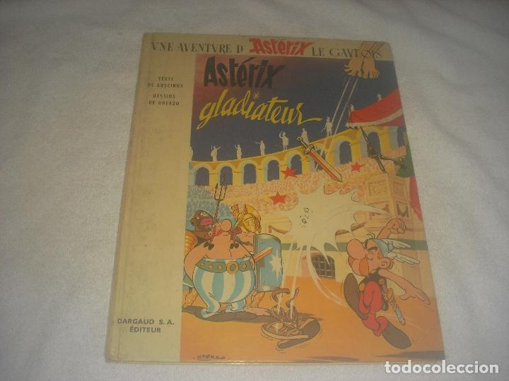 ASTERIX GLADIATEUR . EN FRANCES . 1964. (Tebeos y Comics - Comics Lengua Extranjera - Comics Europeos)