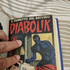Cómics: DIABOLIK 1963-1969. 36 COMICS ORIGINALES ENCUADERNADOS ED. ASTORINA ITALIANO. Lote 313880318