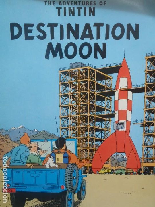 C&oacute;mics: TINTIN - DESTINATION MOON - TEXTO EN INGLES - Foto 1