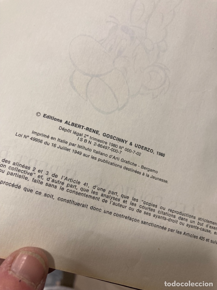 C&oacute;mics: Lote de 2 Comic de asterix en franc&eacute;s - Foto 4