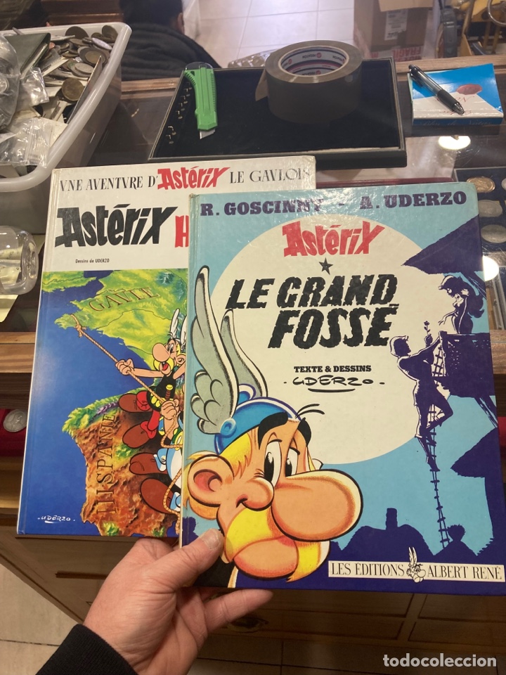 C&oacute;mics: Lote de 2 Comic de asterix en franc&eacute;s - Foto 1