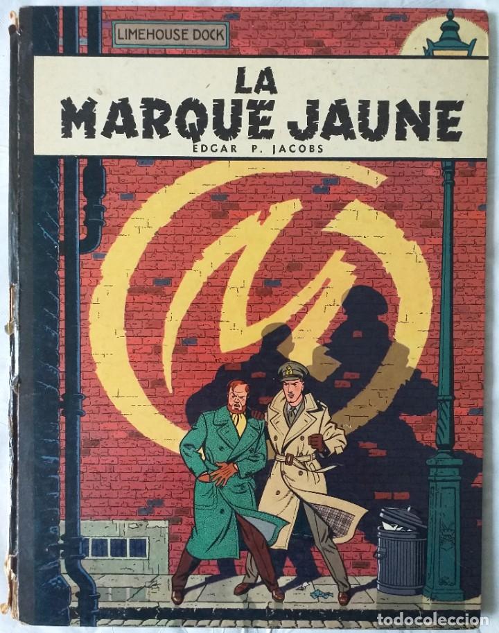 C&oacute;mics: Edgar P Jacobs La Marque Jaune en Fran&ccedil;ais Blake et Mortimer. - Foto 1