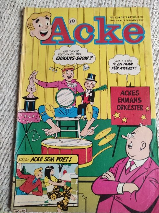 C&oacute;mics: ACKE N&ordm; 12 - COMIC EN SUECO A&Ntilde;O 1077 - Foto 1