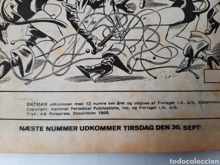 C&oacute;mics: BATMAN 1969 Suecia - Foto 3