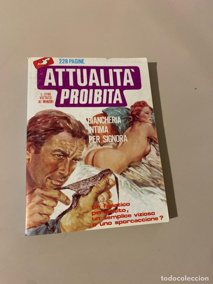 Comics: ATTUALITA' PROIBITA ANNO V N.52 BIANCHERIA INTIMA PER SIGNORA EDITRICE SQUALO SETTEMBRE 1986