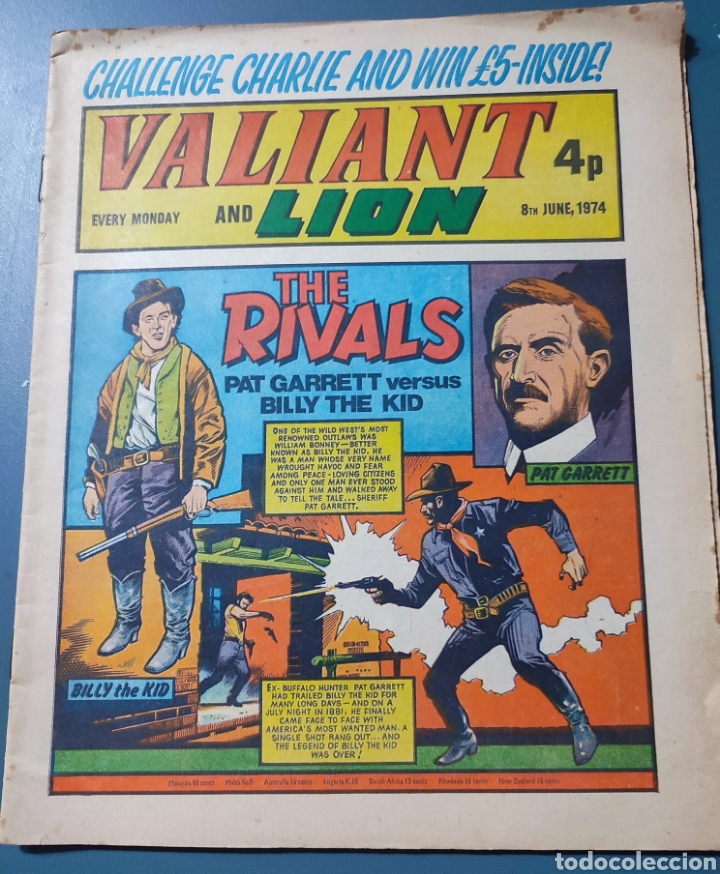 C&oacute;mics: Val&iacute;ant and Lion .1974.Comic Ingl&eacute;s - Foto 1