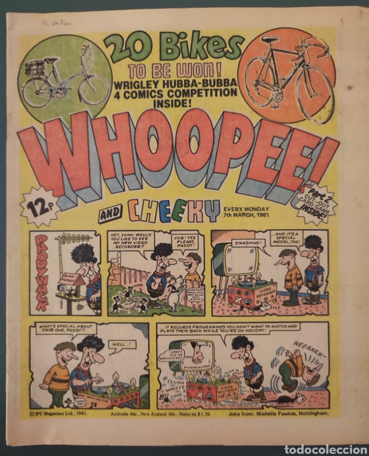 C&oacute;mics: C&oacute;mic Ingl&eacute;s .Whoopee! .1981 - Foto 1