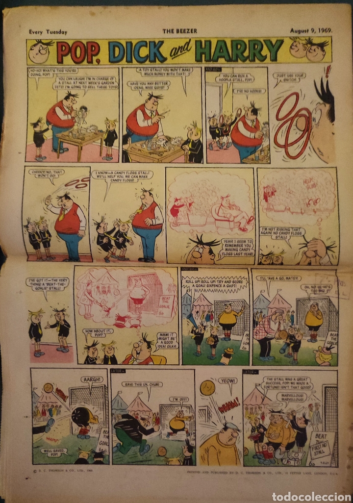C&oacute;mics: C&oacute;mic Ingl&eacute;s.The Beezer .1968 - Foto 3