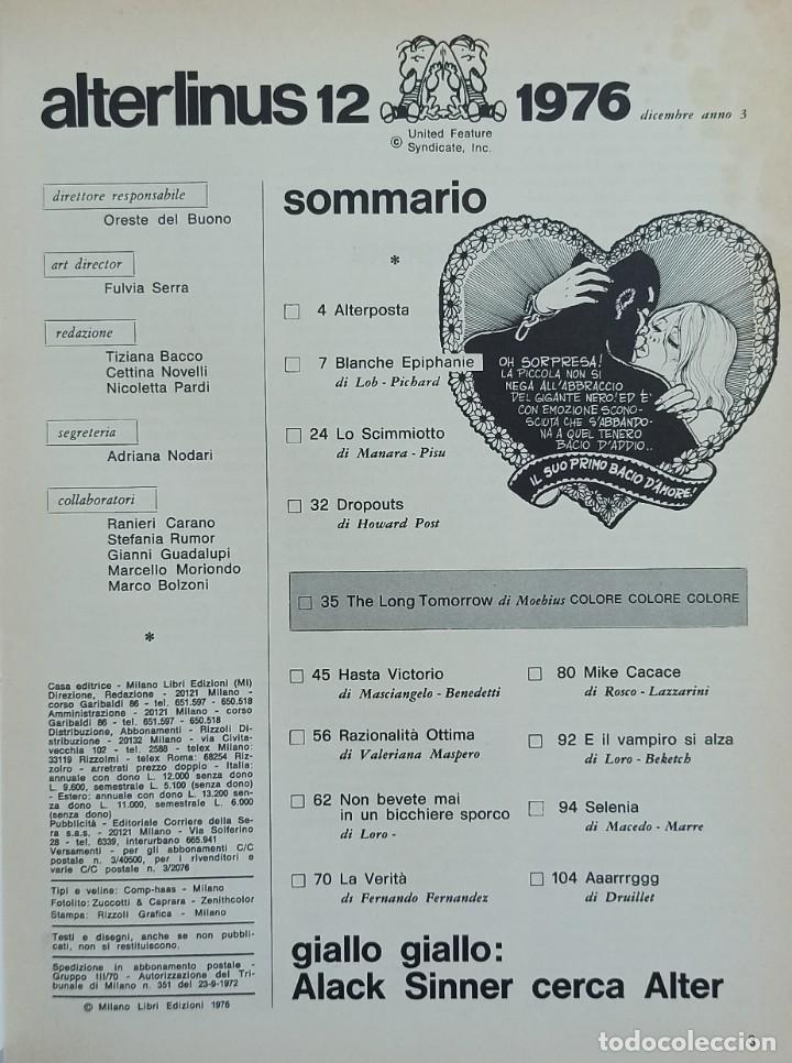 C&oacute;mics: ALTERLINUS 12 - 1976 EN ITALIANO. - Foto 4