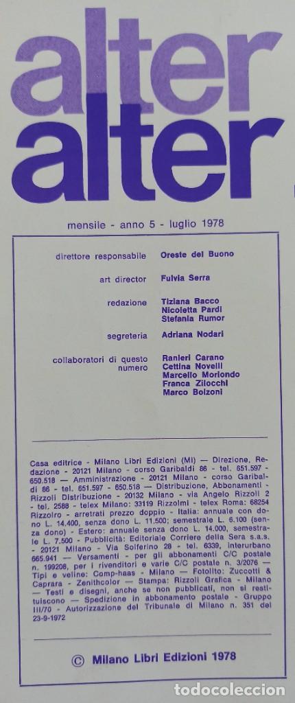 C&oacute;mics: ALTER ALTER 7 - 1978 EN ITALIANO. - Foto 7