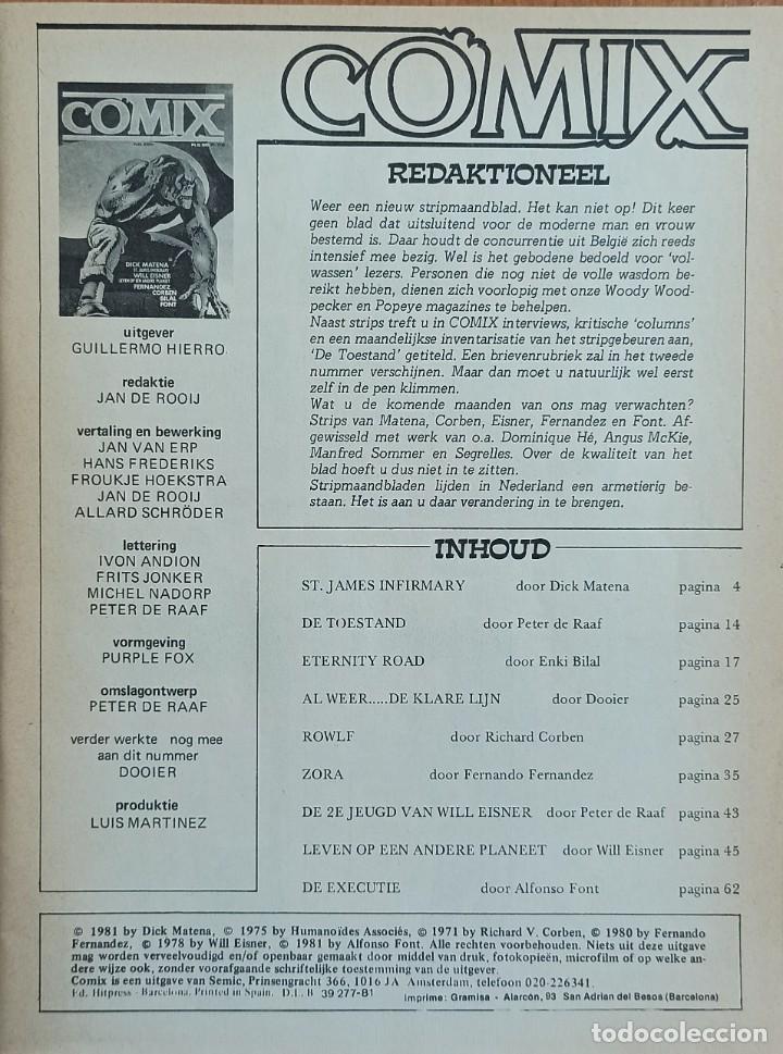 C&oacute;mics: COMIX - A&Ntilde;O EDICI&Oacute;N1981. - Foto 3