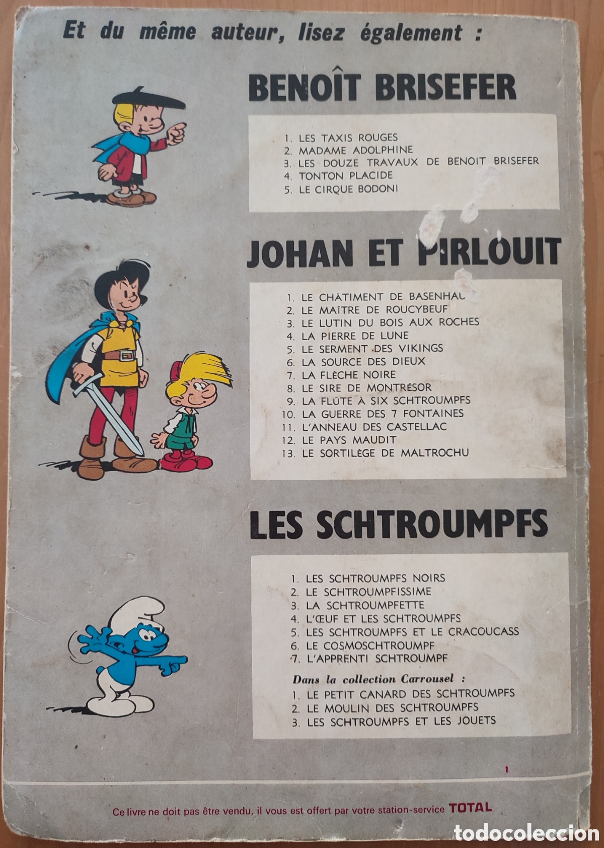 C&oacute;mics: Johan et Pirlout LA SOURCE DES DIEUX.1972 - Foto 2