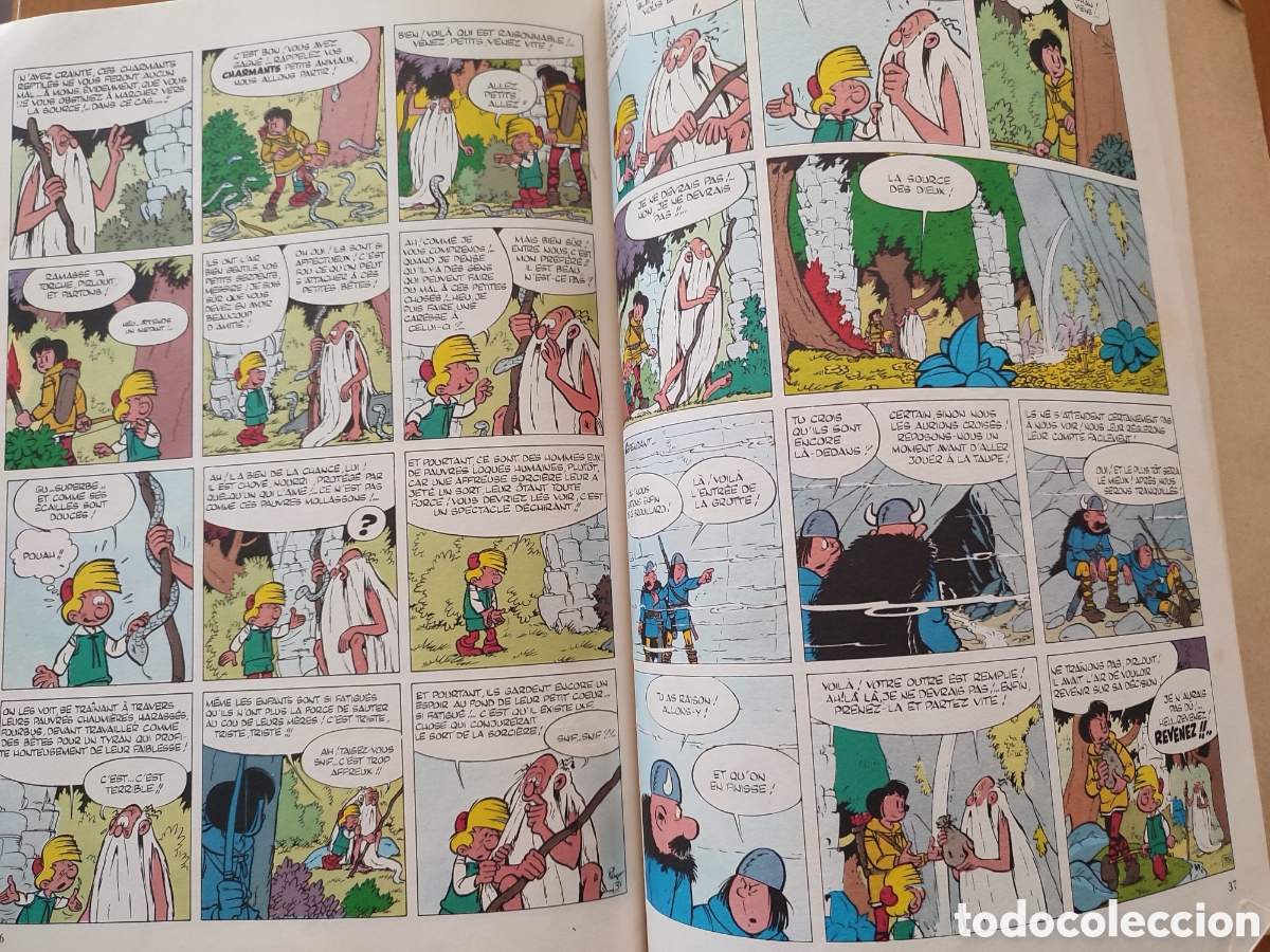 C&oacute;mics: Johan et Pirlout LA SOURCE DES DIEUX.1972 - Foto 3