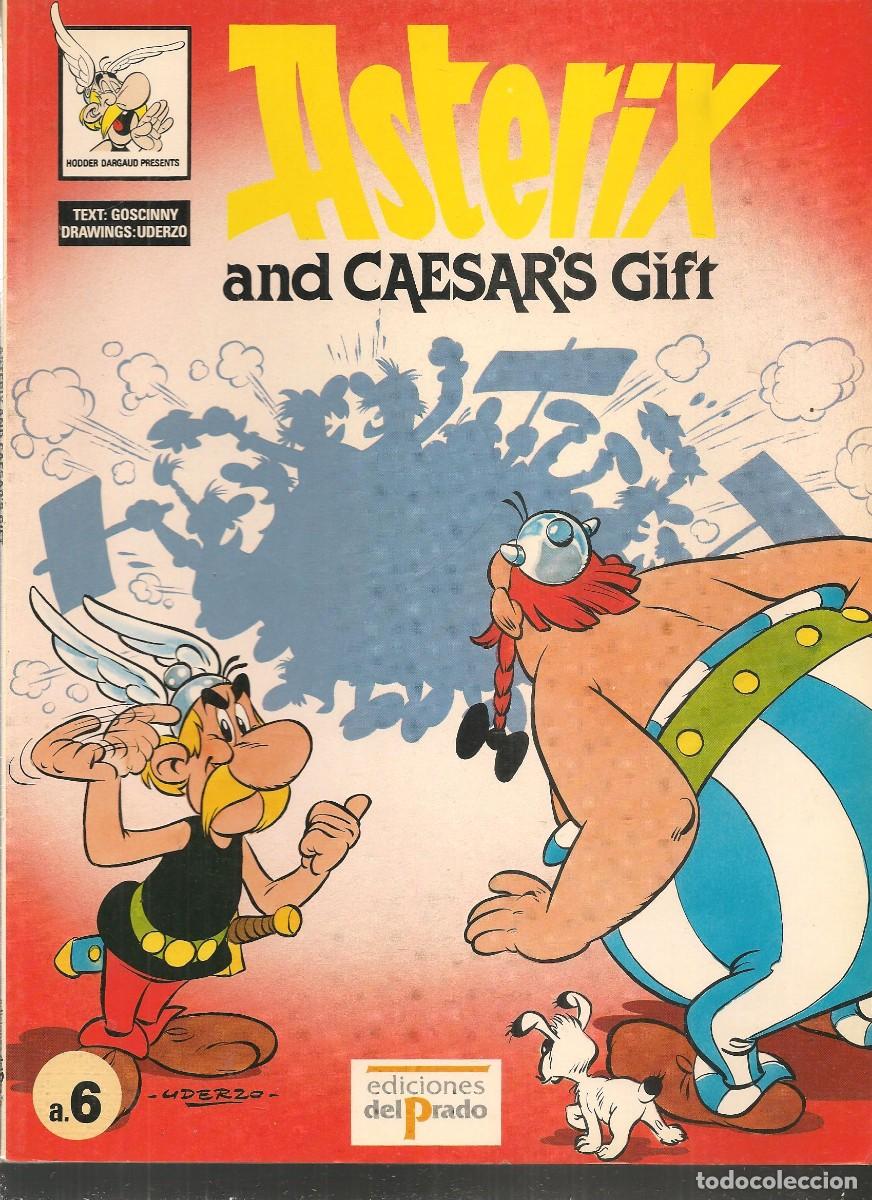 C&oacute;mics: ASTERIX AND CAESAR&acute;S GIFT. a.6. INGL&Eacute;S. EDICIONES EL PRADO. (B/62) - Foto 1