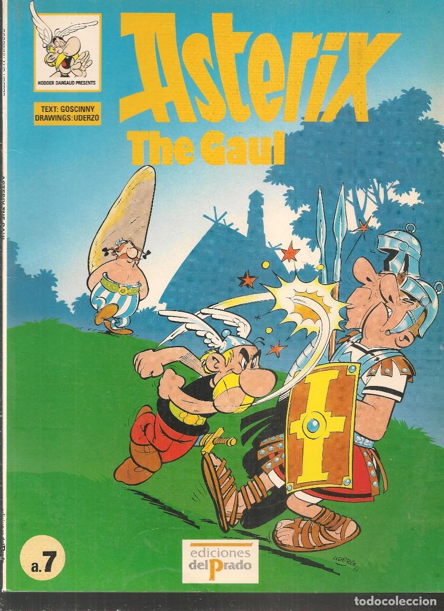 C&oacute;mics: ASTERIX THE GAUL. a.7. INGL&Eacute;S. EDICIONES EL PRADO. (B/62) - Foto 1