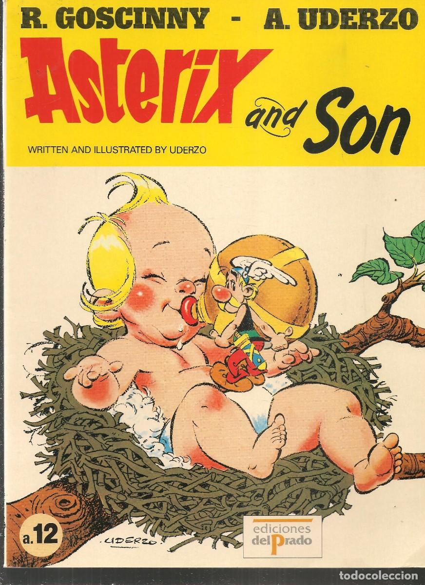 C&oacute;mics: ASTERIX AND SON. a.12. INGL&Eacute;S. EDICIONES EL PRADO. (B/62) - Foto 1