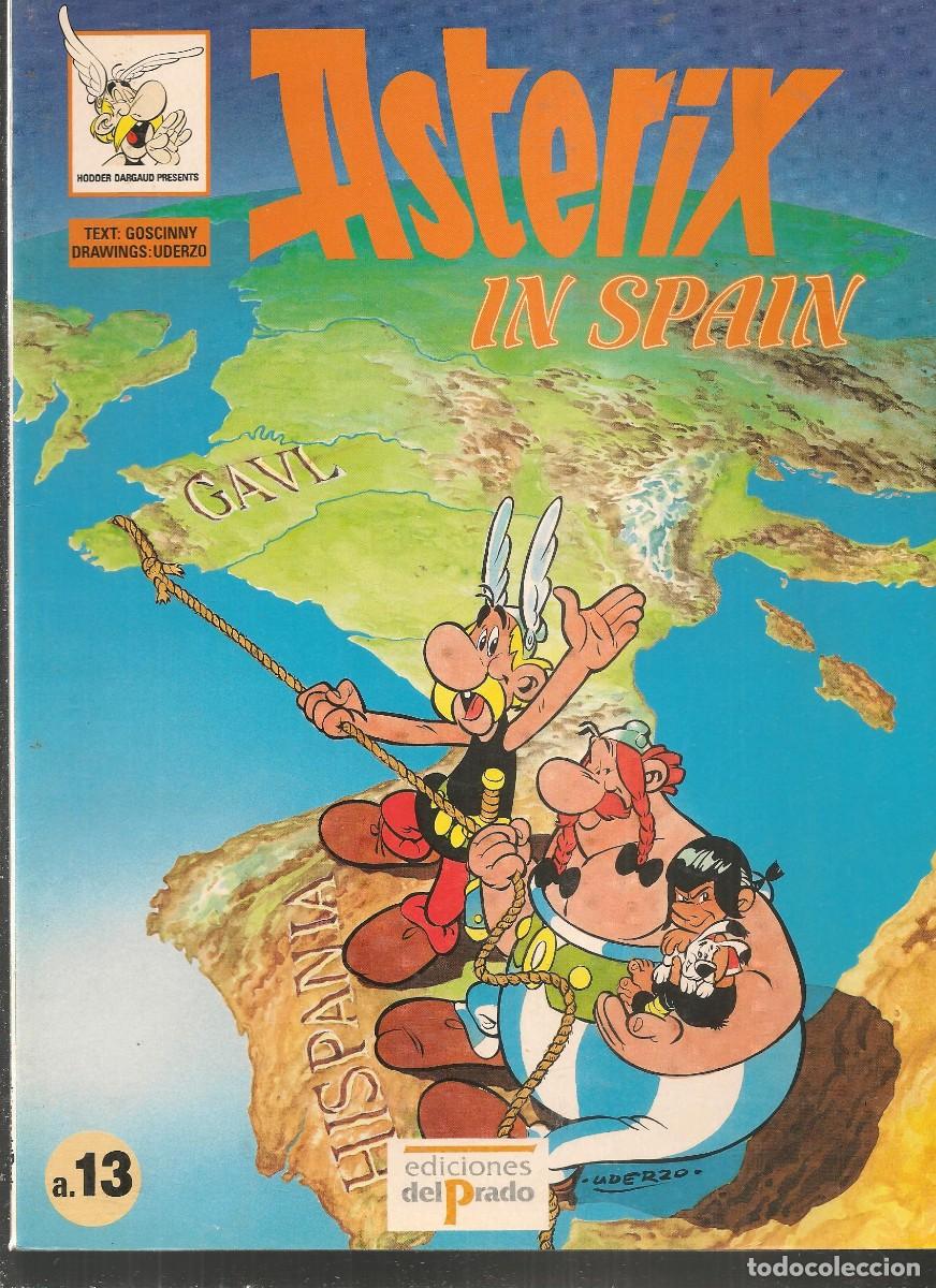 C&oacute;mics: ASTERIX IN SPAIN. a.13. INGL&Eacute;S. EDICIONES EL PRADO. (B/62) - Foto 1