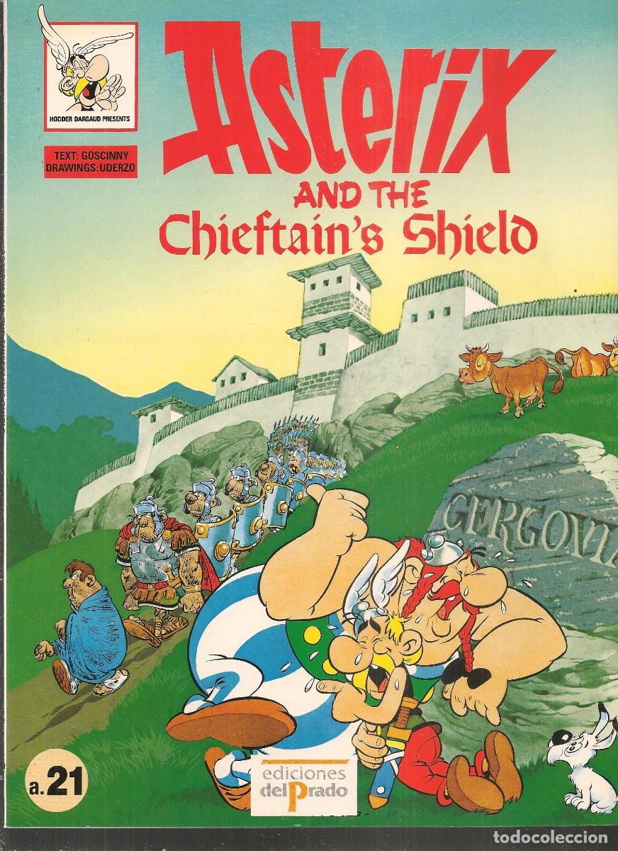 C&oacute;mics: ASTERIX AND THE CHIEFTAIN&acute;S SHIELD. a.21. INGL&Eacute;S. EDICIONES EL PRADO. (B/62) - Foto 1