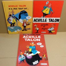 Cómics: ACHILLE TALON - AQUILES TALON. 3 ÁLBUMES NºS.-3-13-36. DARGAUD. EN FRANCÉS.. Lote 398341514