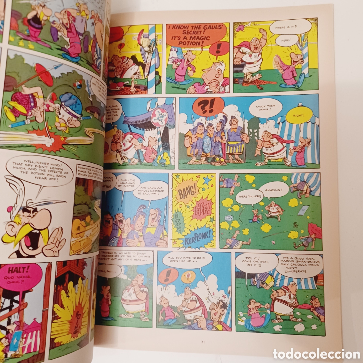 C&oacute;mics: C&oacute;mic en ingl&eacute;s Study C&oacute;mics N &deg; 7 Asterix the Gaul Delprado completo - Foto 6
