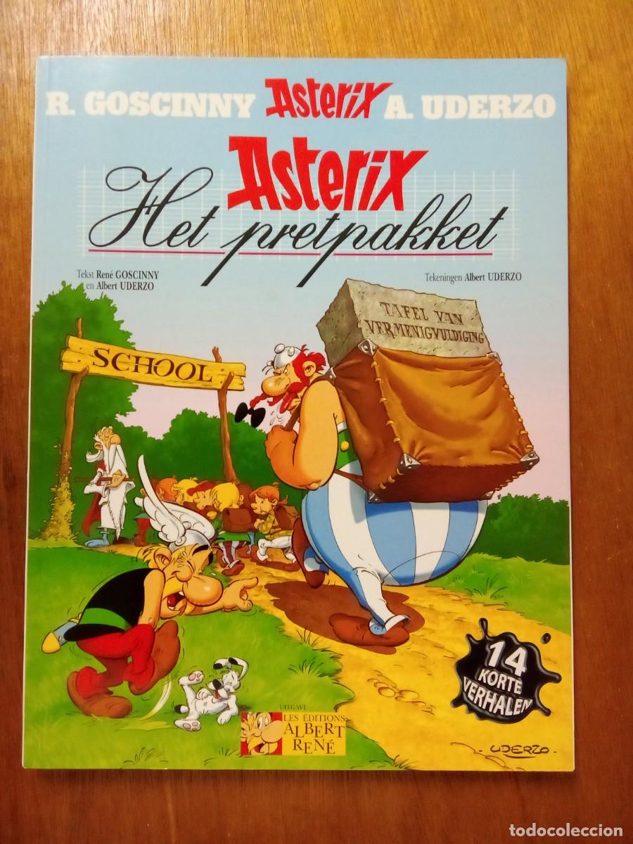 Fumetti: ASTERIX HET PRETPAKKET, EN IDIOMA NEERLANDES, HOLANDES, FLAMENCO