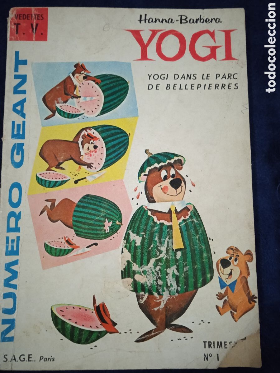 C&oacute;mics: YOGUI NUMERO GEANT N&ordm; 1 - HANNA BARBERA - COMIC EN FRANCES - Foto 1