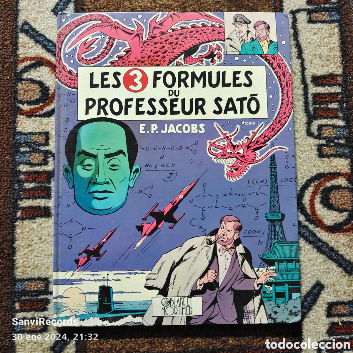 C&oacute;mics: LES 3 FORMULES DU PROFESSEUR SAT&Oacute; (E.P. JACOBS) - Foto 1