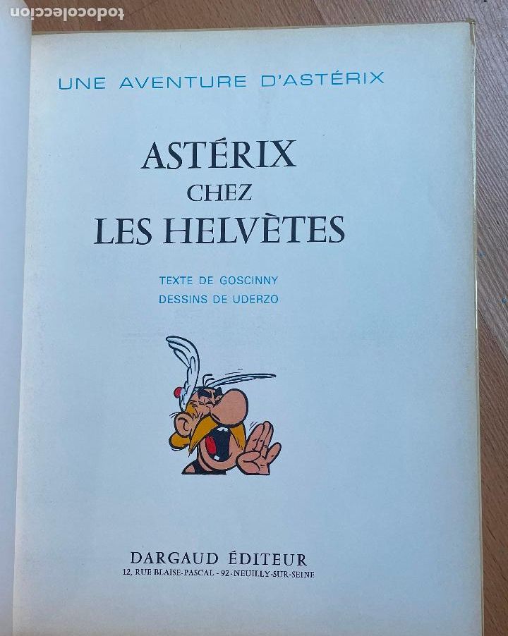 C&oacute;mics: ASTERIX CHEZ LES HELVETES, Dargaud, EN FRANCES - Foto 8