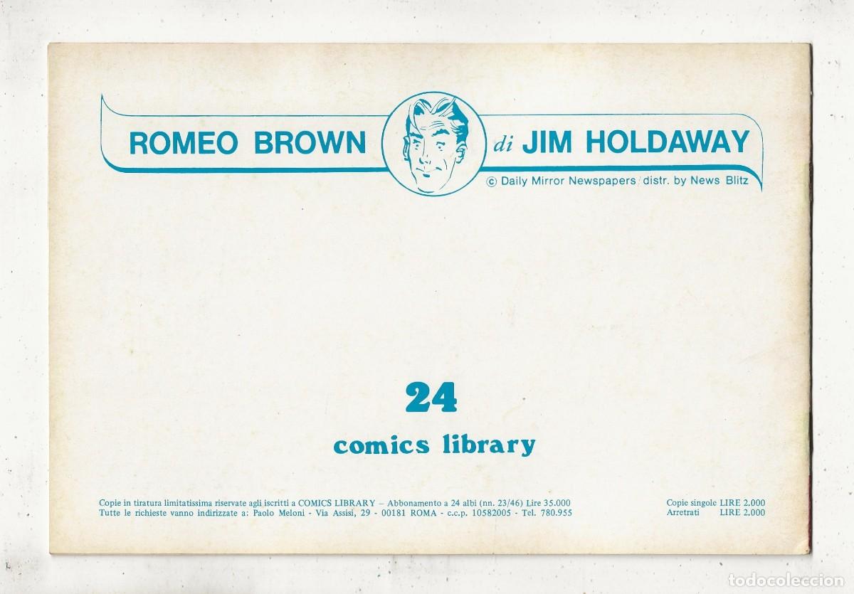 C&oacute;mics: ROMEO BROWN N&ordm; 24 - EN ITALIANO - Foto 2