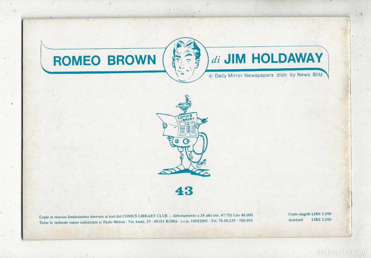 C&oacute;mics: ROMEO BROWN N&ordm; 43 - EN ITALIANO - Foto 2