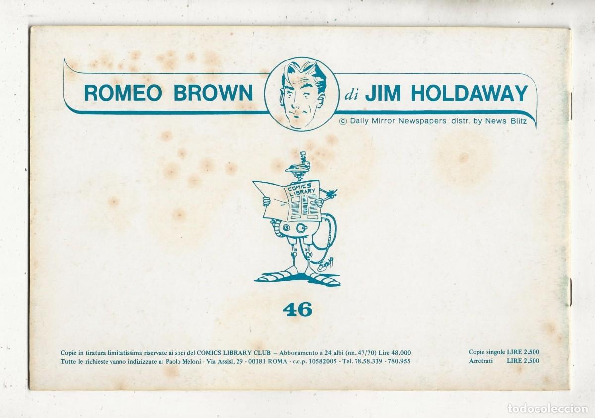 C&oacute;mics: ROMEO BROWN N&ordm; 46 - EN ITALIANO - Foto 2