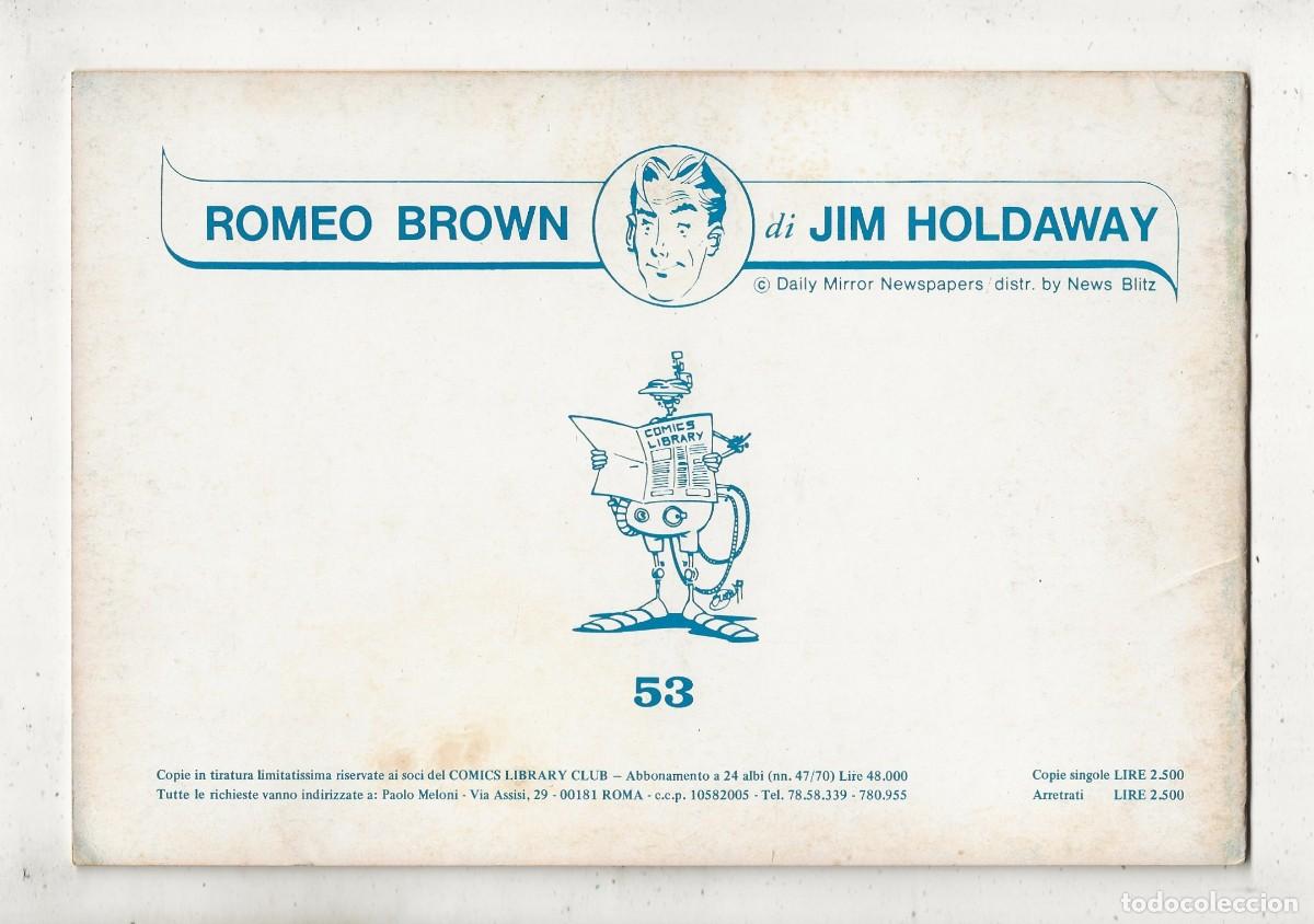 C&oacute;mics: ROMEO BROWN N&ordm; 53 - EN ITALIANO - Foto 2