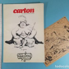 Cómics: CARTON Nº 3 LES CAHIERS DU DESSIN D'HUMOUR, DOSSIER DUBOUT 1975, 66 PAG + VIÑETA REGALO 1926