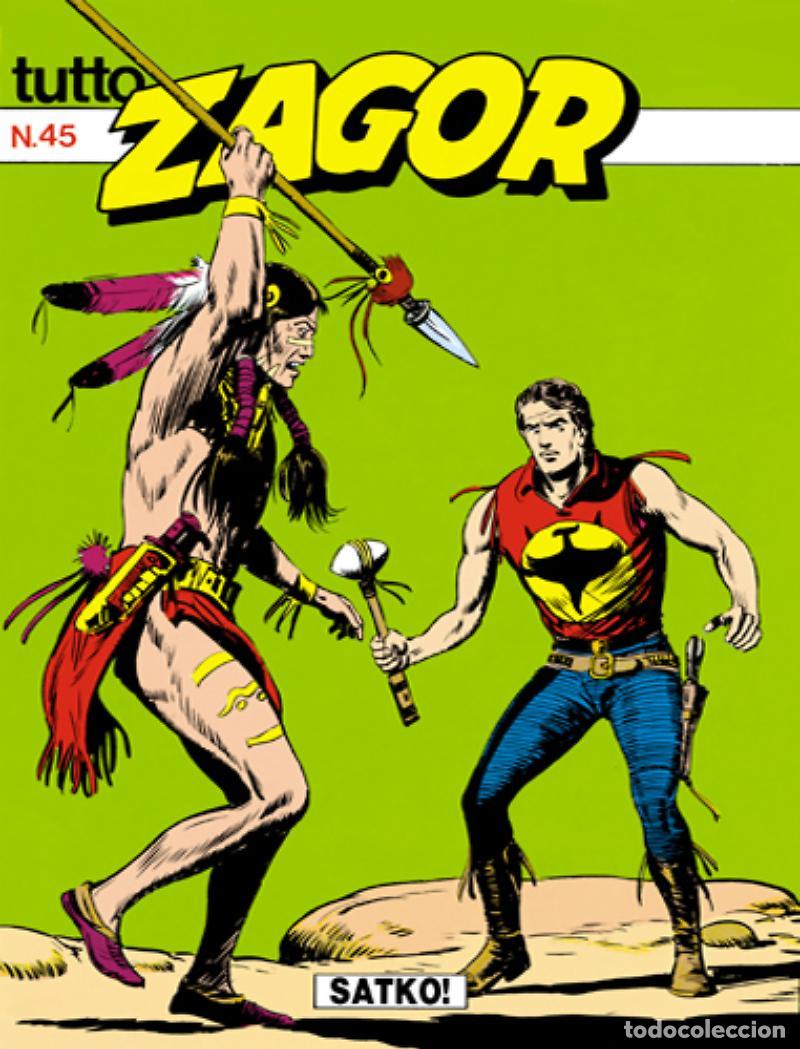 C&oacute;mics: TUTTO ZAGOR # 45-Satko!-feb 1990-Ed.Bonelli - Ed. Bonelli - Foto 1