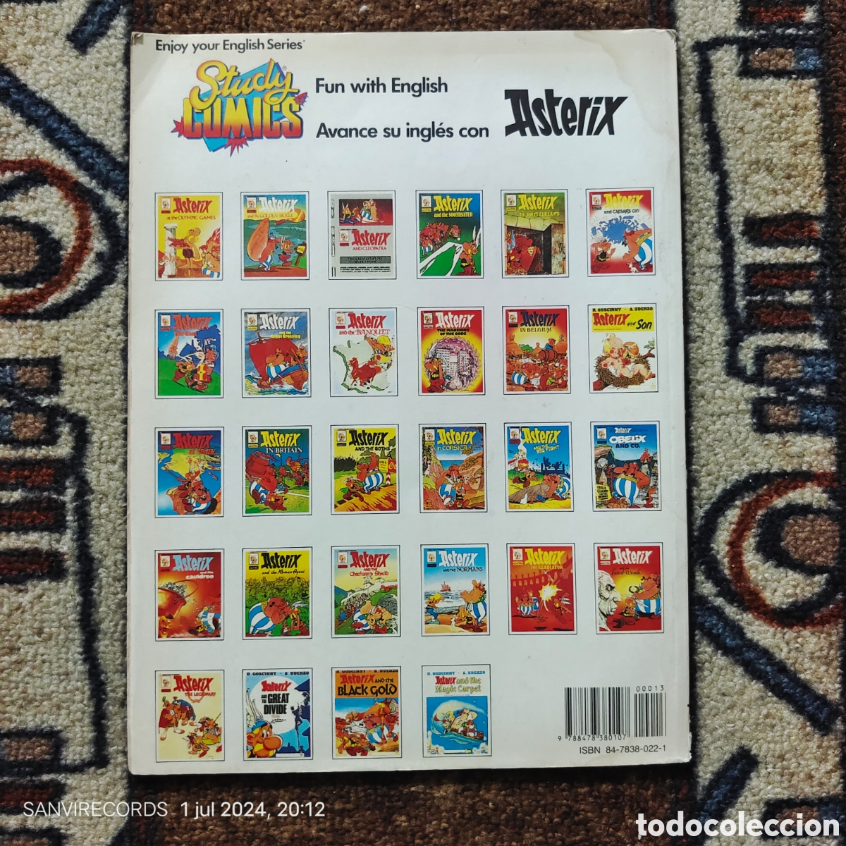 C&oacute;mics: ASTERIX THE GAUL (STUDY COMICS) (EDICIONES DEL PRADO) - Foto 2