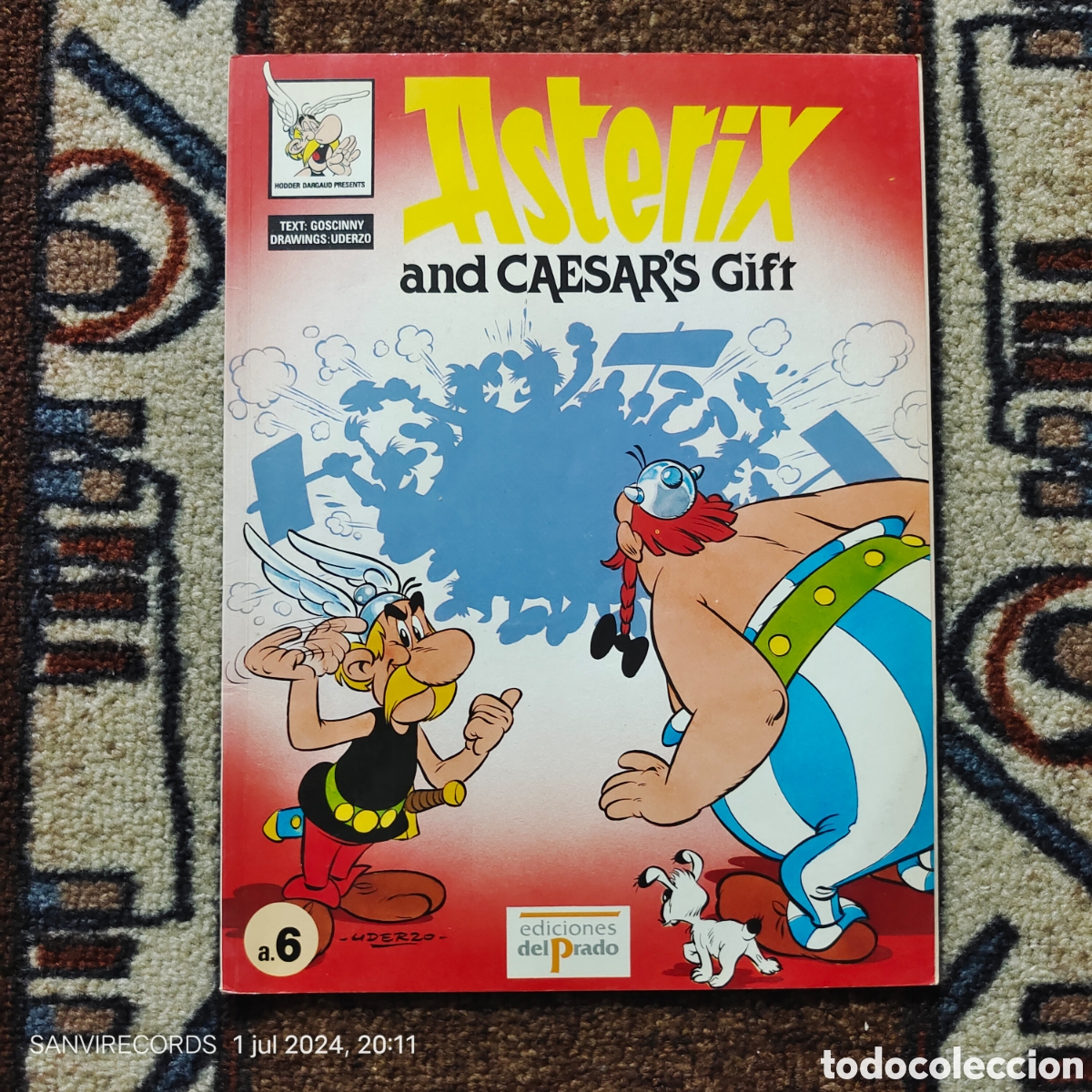 C&oacute;mics: ASTERIX AND CAESARS GIFT (STUDY COMICS) (EDICIONES DEL PRADO) - Foto 1