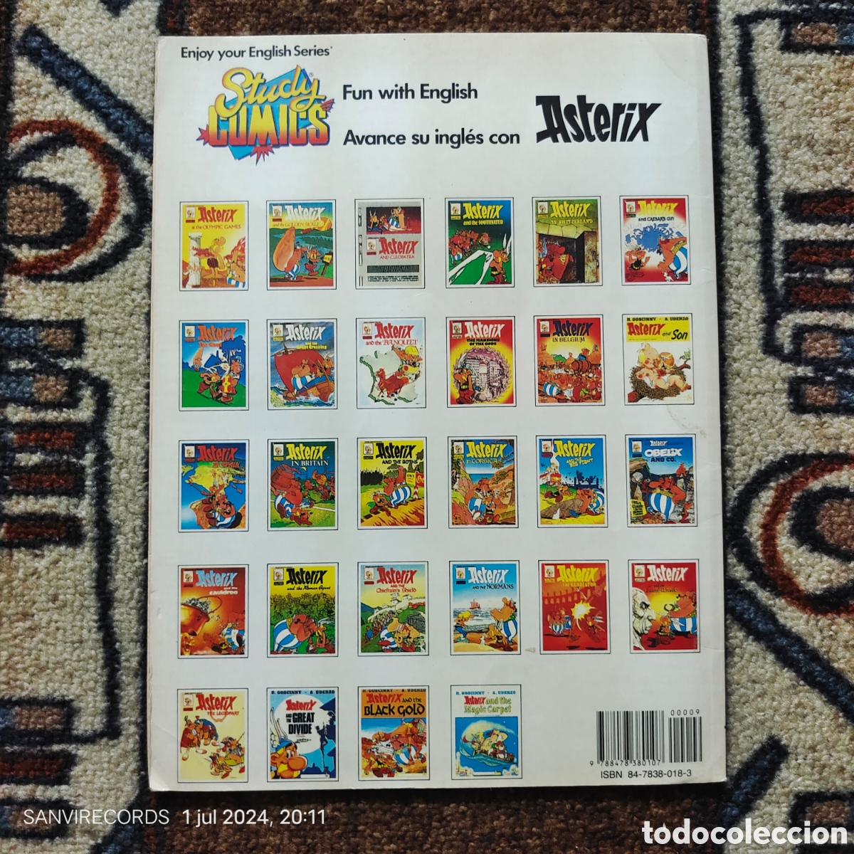 C&oacute;mics: ASTERIX IN SWITZERLAND (STUDY COMICS) (EDICIONES DEL PRADO) - Foto 2