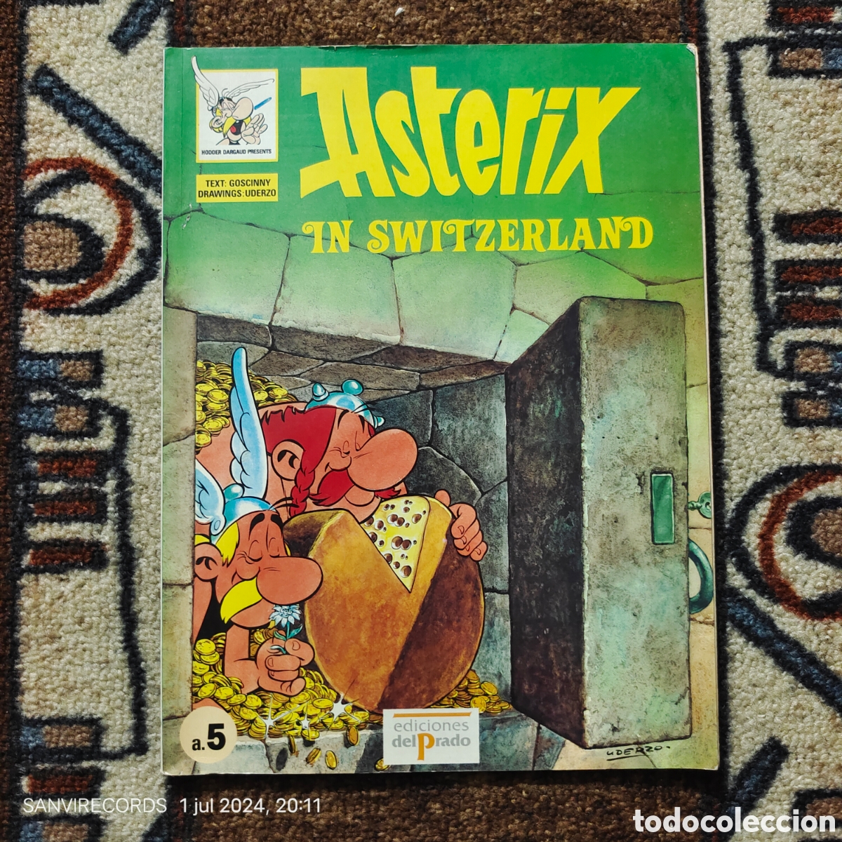 C&oacute;mics: ASTERIX IN SWITZERLAND (STUDY COMICS) (EDICIONES DEL PRADO) - Foto 1