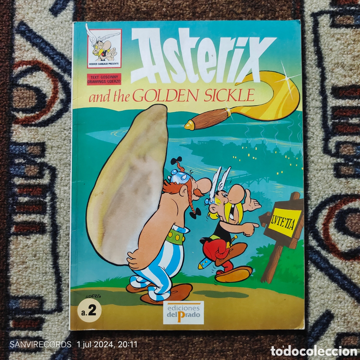 C&oacute;mics: ASTERIX AND THE GOLDEN SICKLE (STUDY COMICS) (EDICIONES DEL PRADO) - Foto 1