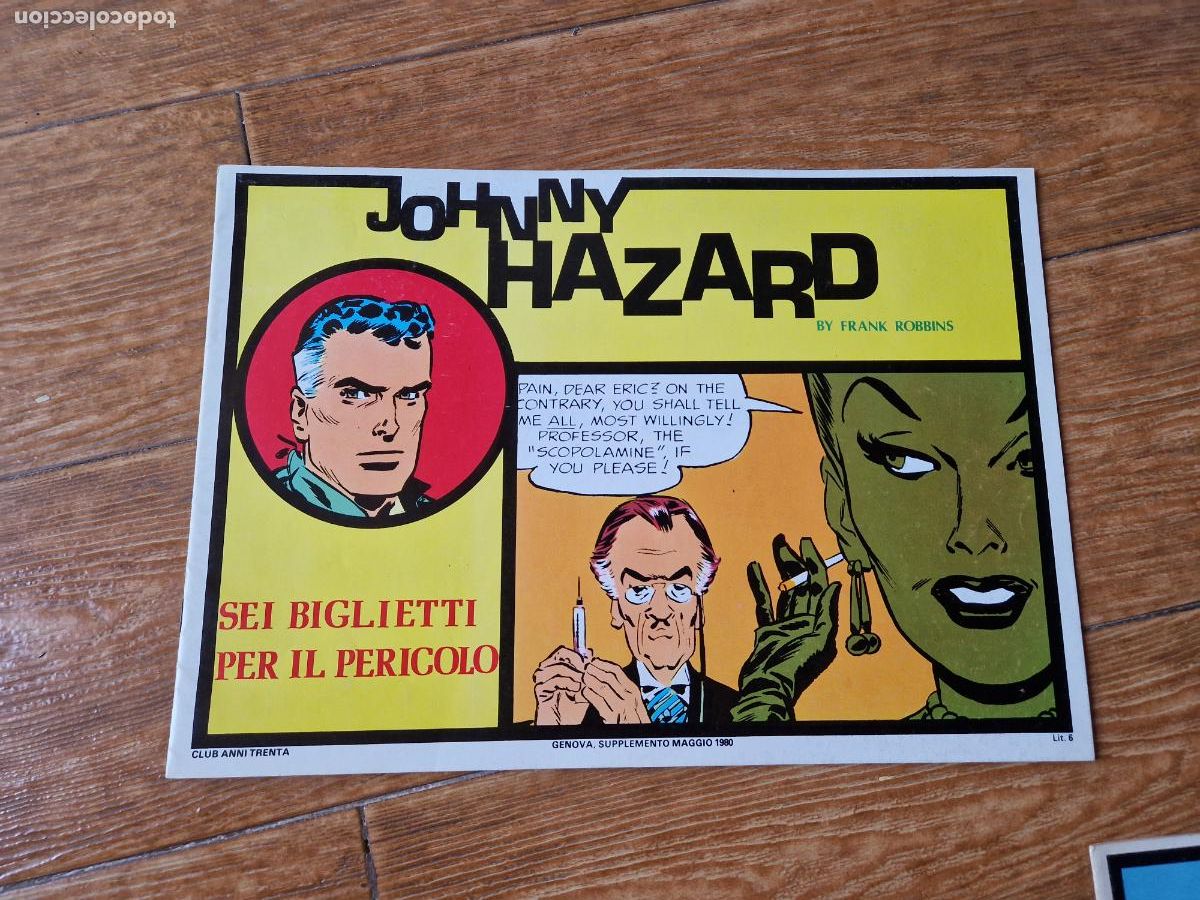 C&oacute;mics: JOHNNY HAZARD EN ITALIANO 1980 - Foto 1