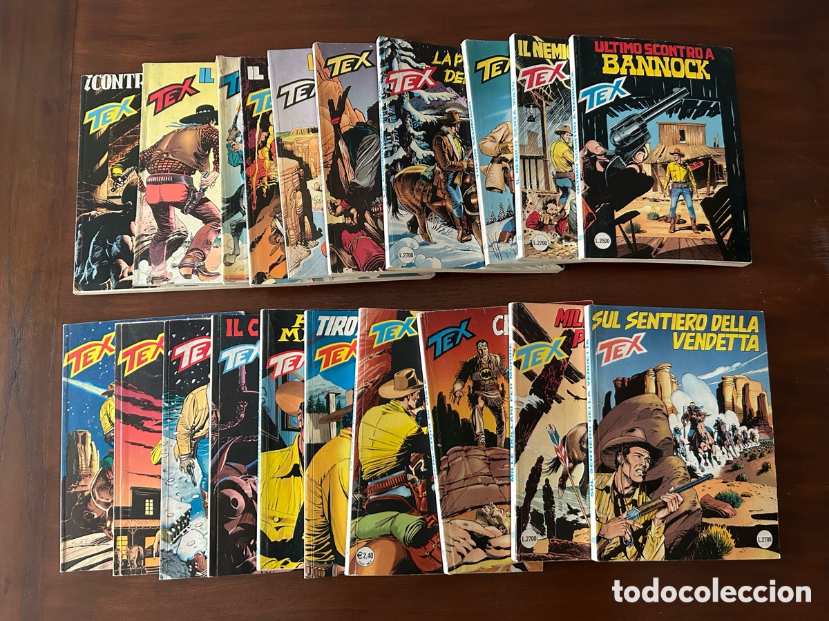 C&oacute;mics: TEX. LOTE 20 C&Oacute;MICS EN ITALIANO. SERGIO BONELLI - Foto 1