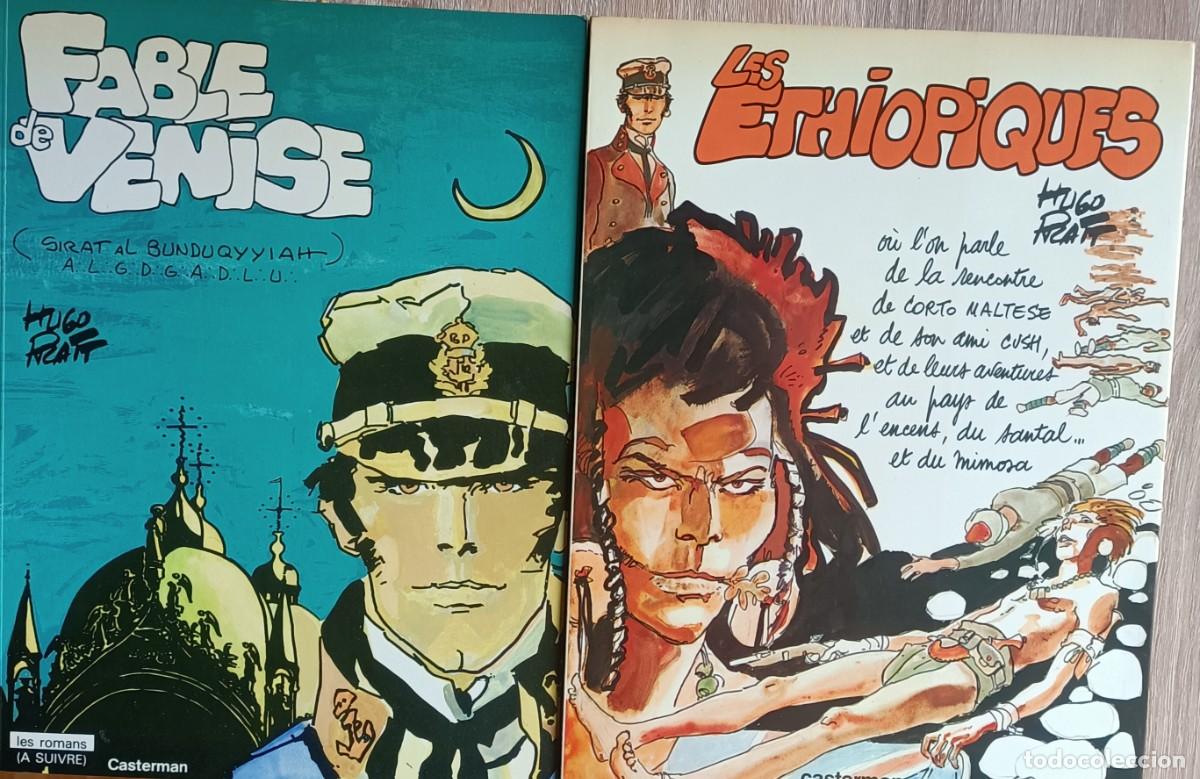 C&oacute;mics: Lote de 2 tomos de Hugo Pratt en franc&eacute;s - Foto 1