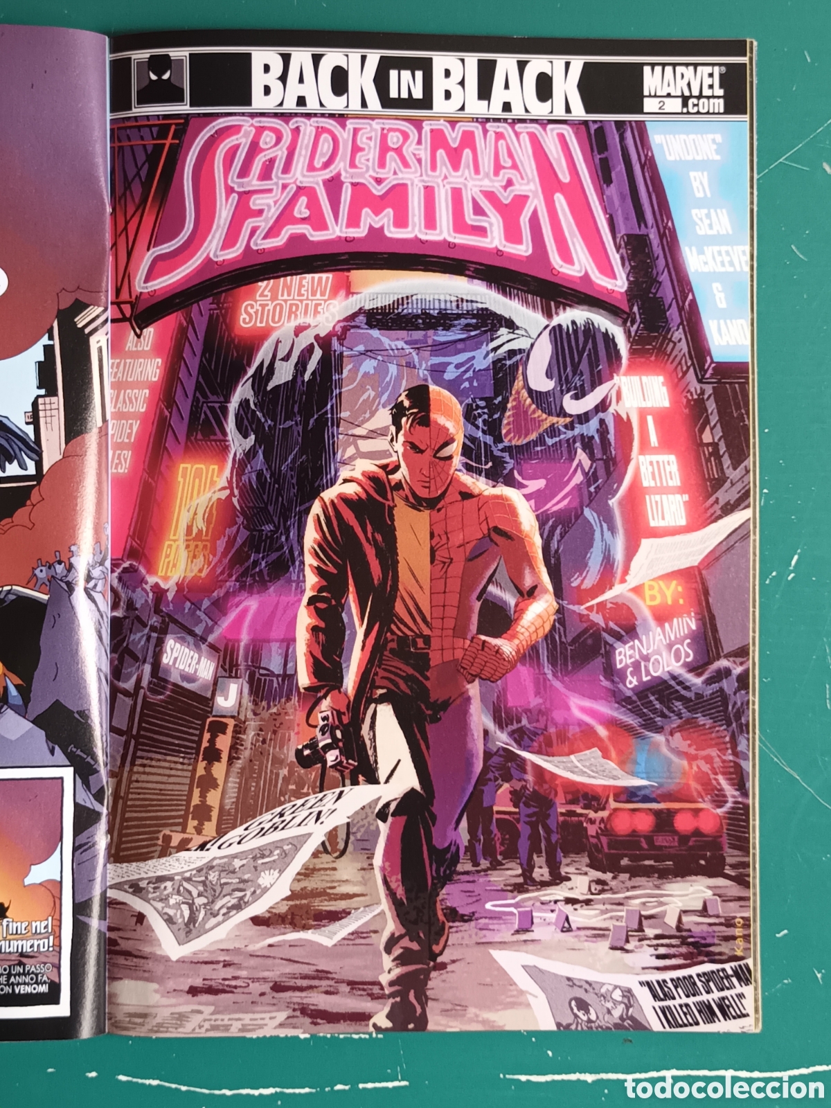 C&oacute;mics: LUomo Ragno N 477 PANINI - MARVEL 2008 Italia Spiderman Back in Black - Foto 13